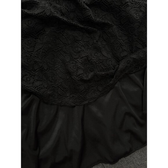 River iseland black lace dress maxi Large Size Fit and Flare Sleeveless Mini - Picture 12 of 12